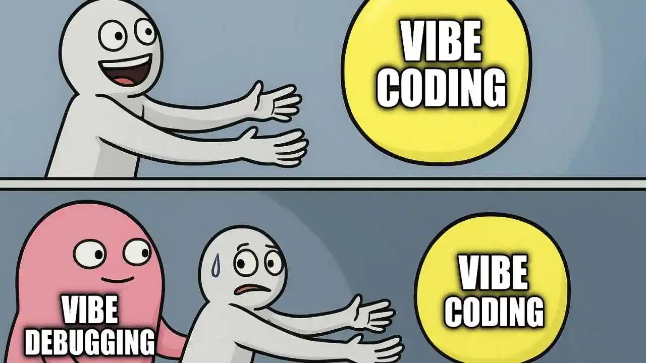 vibe coding vs vibe debugging mem